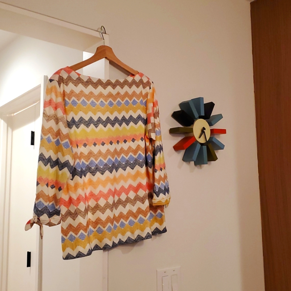 NWT RAFAELLA:  Multicolored Top, Size XL - Picture 2 of 5